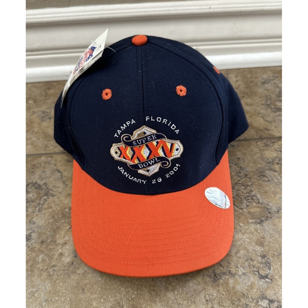 Super Bowl XXXV BALTIMORE RAVENS vs NY GIANTS (Adjustable Snap Back) Cap w/ Tags